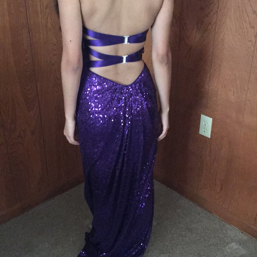 Prom dress sequins - Picture 2 of 4